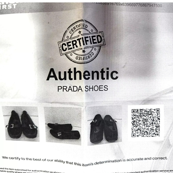 PRADA Pony Calf Hair Driving Loafers COA Sz 37/7 US Logo Charm Black Driver - Picture 2 of 16